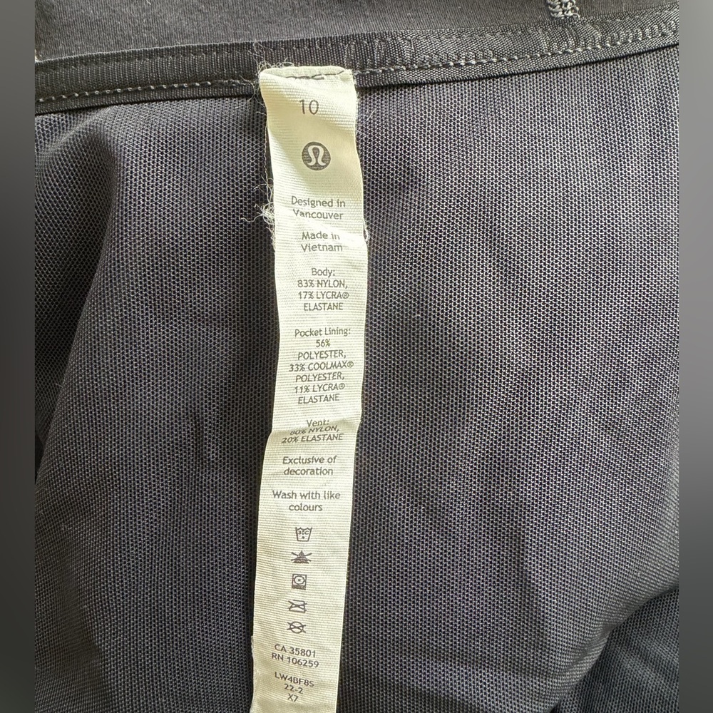 Lululemon Hooded Define Jacket Nulu Mini Space Dye Herringbone Heathered Size 10 - Picture 9 of 9